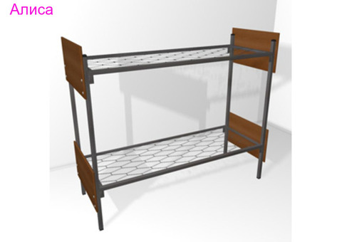 Недорого купить двухъярусные кровати металлические с лестницами